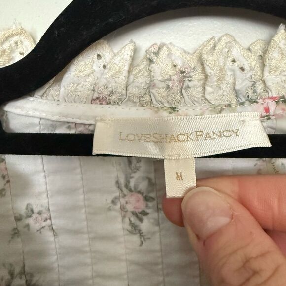 Loveshackfancy Bloomfield Floral Print Blouse Size M - Picture 14 of 15